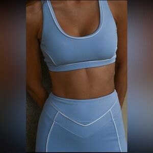 NWT Yellow the Label Christopher Contour Top and  Shorts — Sky